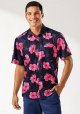 Men's Short Sleeve Hawaiian Shirts Casual Floral Button Down Tropical Shirt