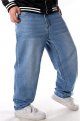 Men's Relaxed Fit Classic Jeans Baggy Comfort Plain Hip Hop Denim Pants