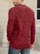 Men's Quarter-Zip Sweater Autumn Winter Thicken Knitted Pullover Polo Sweaters